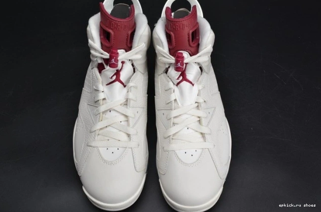 Cheap Maroon Jordan Retro Air 384664-116 6 white 0714